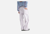 Bold Emblem Wide-Leg Trousers