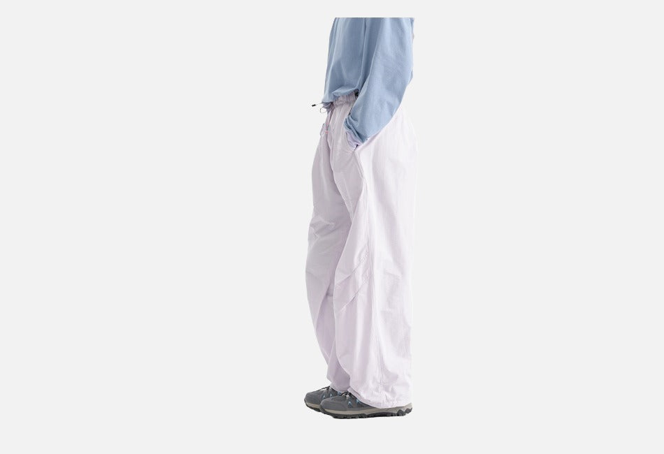 Bold Emblem Wide-Leg Trousers