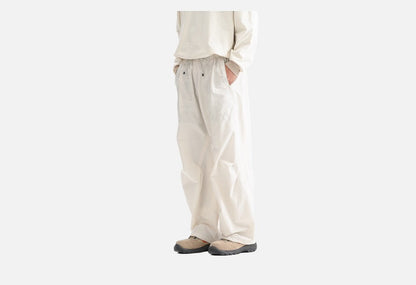 Bold Emblem Wide-Leg Trousers