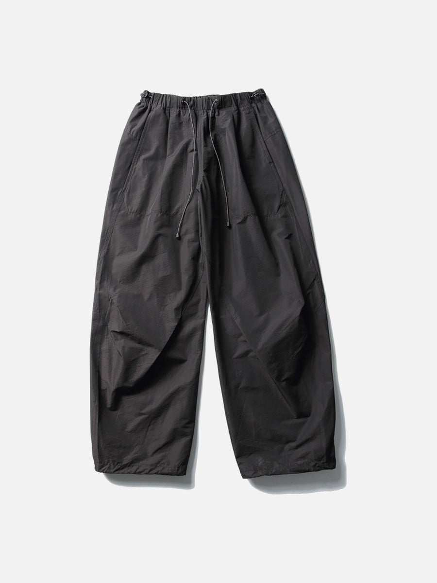 Bold Emblem Wide-Leg Trousers