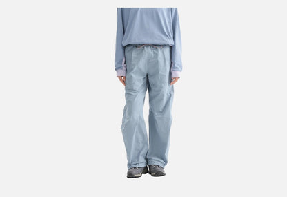 Bold Emblem Wide-Leg Trousers