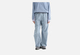 Bold Emblem Wide-Leg Trousers