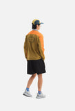 Color-Blocked Long Sleeve Crew Neck Top