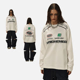 DAXUEN Oversized long sleeve t-shirt with graphics