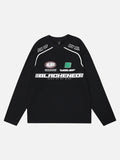 DAXUEN Oversized long sleeve t-shirt with graphics