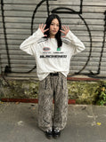 DAXUEN Oversized long sleeve t-shirt with graphics