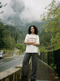 DAXUEN Oversized BLACKENERGY graphic t-shirt — model photo