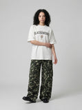 DAXUEN Oversized BLACKENERGY graphic t-shirt — model photo
