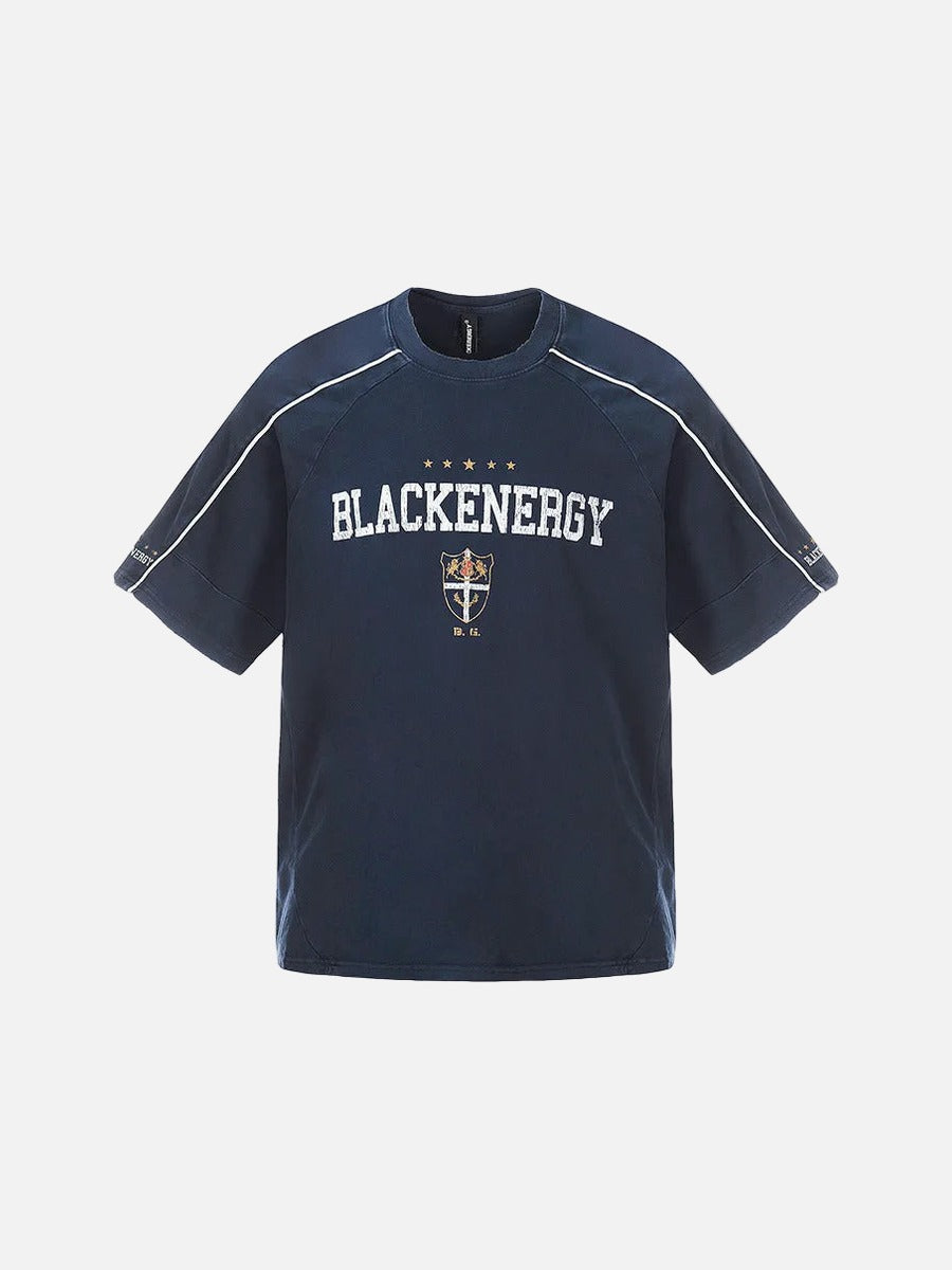 DAXUEN Oversized BLACKENERGY graphic t-shirt
