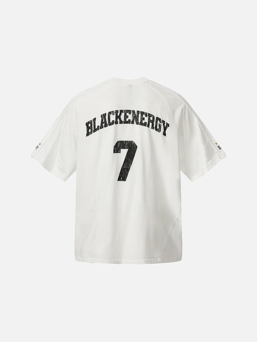 DAXUEN Oversized BLACKENERGY graphic t-shirt