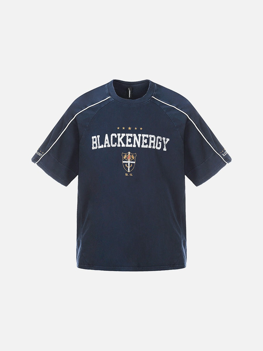 DAXUEN Oversized BLACKENERGY graphic t-shirt