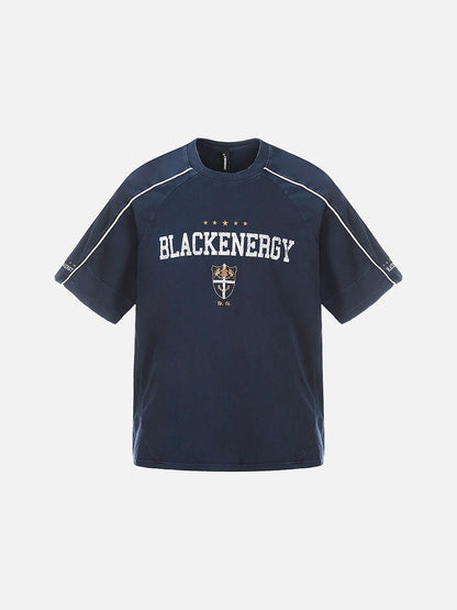 DAXUEN Oversized BLACKENERGY graphic t-shirt