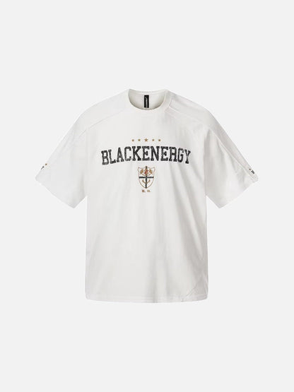 DAXUEN Oversized BLACKENERGY graphic t-shirt