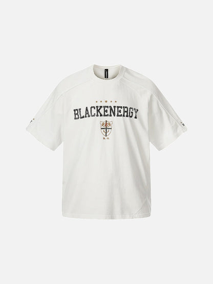 DAXUEN Oversized BLACKENERGY graphic t-shirt
