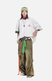 DAXUEN Oversized Apple Core Graphic Tee