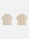 Oversized Apple Core Graphic Tee