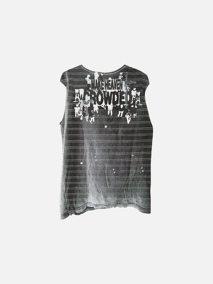 DAXUEN Oversized short-sleeved graphic T-shirt in black or white