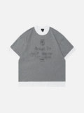DAXUEN Oversized short-sleeve t-shirt with graphic print