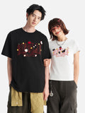 DAXUEN Oversized Bold Lettering Graphic Tee