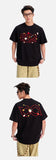 DAXUEN Oversized Bold Lettering Graphic Tee