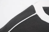 DAXUEN grey and black long-sleeve top with flame graphic