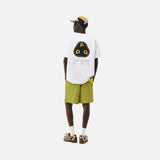 DAXUEN black oversized abstract three-part graphic tee