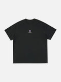 Bold Abstract Three-Part Graphic T-Shirt