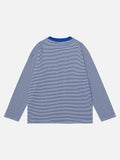 DAXUEN white oversized animated-characters graphic long-sleeve tee