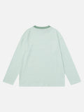 DAXUEN white oversized animated-characters graphic long-sleeve tee