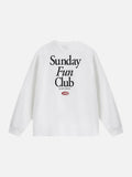 Bold Back Graphic Long-Sleeved Crew Top