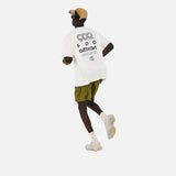 DAXUEN black oversized bold-back graphic tee