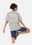 DAXUEN black oversized bold-back graphic tee