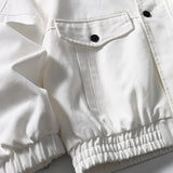 DAXUEN black and white oversized bomber jacket