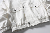 DAXUEN black and white oversized bomber jacket