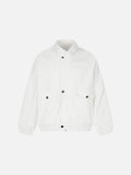DAXUEN black and white oversized bomber jacket