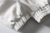 DAXUEN black and white oversized bomber jacket