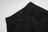 DAXUEN black wide-leg cargo trousers with pockets