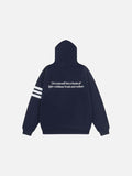 DAXUEN Full-zip hooded sweatshirt with graphic details