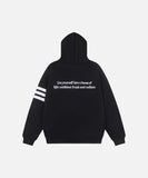 DAXUEN Full-zip hooded sweatshirt with graphic details