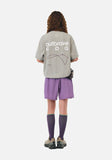DAXUEN white oversized bold block lettering graphic tee