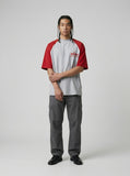 DAXUEN Color-blocked and raglan sleeve short-sleeve t-shirts — model photo
