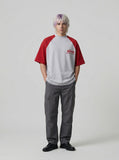 DAXUEN Color-blocked and raglan sleeve short-sleeve t-shirts — model photo