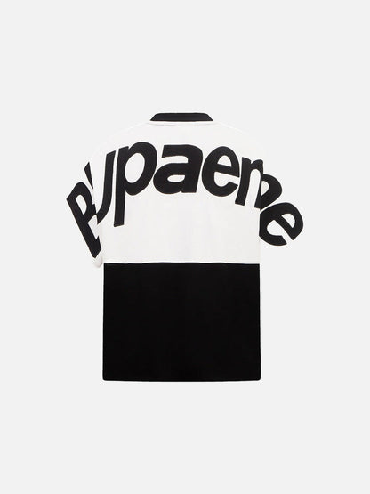 DAXUEN Color-blocked and raglan sleeve short-sleeve t-shirts