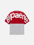 DAXUEN Color-blocked and raglan sleeve short-sleeve t-shirts