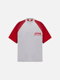 DAXUEN Color-blocked and raglan sleeve short-sleeve t-shirts