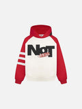 DAXUEN Color-blocked hoodie with graphic prints