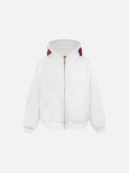 DAXUEN Embroidered hoodie jacket with colorful graphics