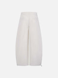 DAXUEN Wide-leg pants with red cross graphic and adjustable drawstrings