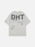 DAXUEN Bold DHT graphic short-sleeved t-shirt