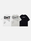 DAXUEN Bold DHT graphic short-sleeved t-shirt